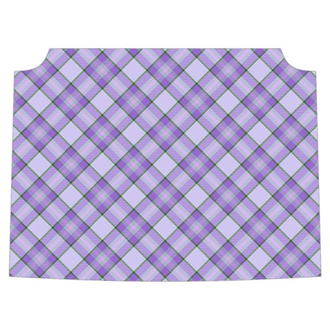 Purple Plaid Tartan 2 Diagonal Sleeveless Cozy Lounge Set  from ArtsNow.com Front