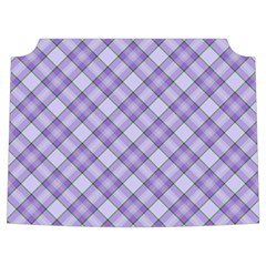 Purple Plaid Tartan 2 Diagonal Sleeveless Cozy Lounge Set  from ArtsNow.com Front