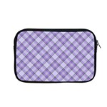 Purple Plaid Tartan 2 Diagonal Apple MacBook Pro 13  Zipper Case