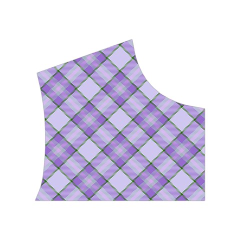 Purple Plaid Tartan 2 Diagonal Women s Button Up Vest from ArtsNow.com Top Right