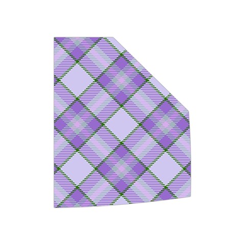 Purple Plaid Tartan 2 Diagonal Women s Button Up Vest from ArtsNow.com Left Pocket