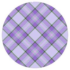 Purple Plaid Tartan 2 Diagonal Everyday Shoulder Bag with Pouch Bag from ArtsNow.com Front