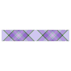 Purple Plaid Tartan 2 Diagonal Everyday Shoulder Bag with Pouch Bag from ArtsNow.com Bottom