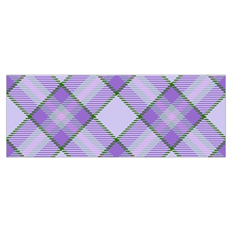 Purple Plaid Tartan 2 Diagonal Everyday Shoulder Bag with Pouch Bag from ArtsNow.com Tab