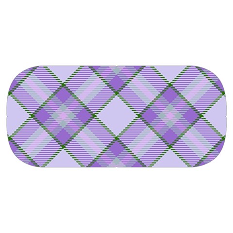 Purple Plaid Tartan 2 Diagonal Everyday Shoulder Bag with Pouch Bag from ArtsNow.com Bottom