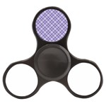 Purple Plaid Tartan 2 Diagonal Finger Spinner