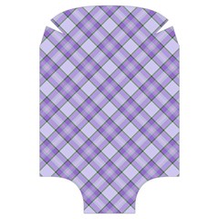 Purple Plaid Tartan 2 Diagonal Luggage Cover (Large) from ArtsNow.com Front