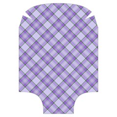 Purple Plaid Tartan 2 Diagonal Luggage Cover (Medium) from ArtsNow.com Front