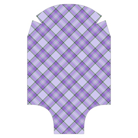 Purple Plaid Tartan 2 Diagonal Luggage Cover (Small) from ArtsNow.com Front