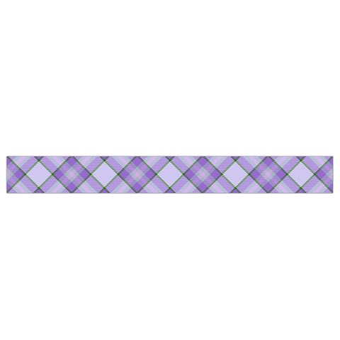 Purple Plaid Tartan 2 Diagonal Waist Pouch (Small) from ArtsNow.com Bottom