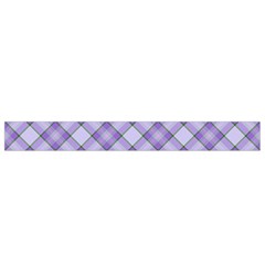 Purple Plaid Tartan 2 Diagonal Waist Pouch (Small) from ArtsNow.com Bottom