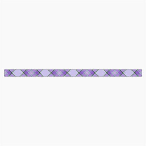 Purple Plaid Tartan 2 Diagonal Roll Up Canvas Pencil Holder (S) from ArtsNow.com Strap