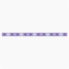 Purple Plaid Tartan 2 Diagonal Roll Up Canvas Pencil Holder (S) from ArtsNow.com Strap