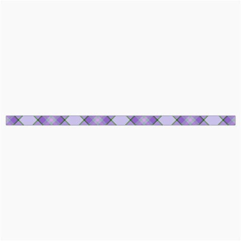 Purple Plaid Tartan 2 Diagonal Roll Up Canvas Pencil Holder (L) from ArtsNow.com Strap