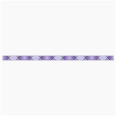 Purple Plaid Tartan 2 Diagonal Roll Up Canvas Pencil Holder (L) from ArtsNow.com Strap