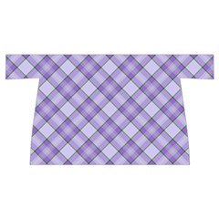 Purple Plaid Tartan 2 Diagonal Wristlet Pouch Bag (Small) from ArtsNow.com Front