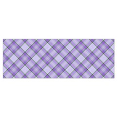 Purple Plaid Tartan 2 Diagonal Wristlet Pouch Bag (Small) from ArtsNow.com Bottom