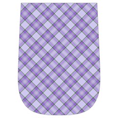 Purple Plaid Tartan 2 Diagonal Wristlet Pouch Bag (Small) from ArtsNow.com Right Side