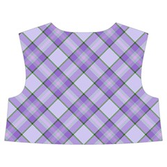 Purple Plaid Tartan 2 Diagonal Kids  Midi Sailor Dress from ArtsNow.com Back Top