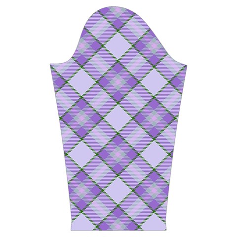 Purple Plaid Tartan 2 Diagonal Kids  Midi Sailor Dress from ArtsNow.com Sleeve Left