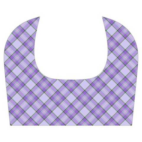 Purple Plaid Tartan 2 Diagonal Kids  Midi Sailor Dress from ArtsNow.com Collar