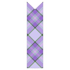 Purple Plaid Tartan 2 Diagonal Kids  Midi Sailor Dress from ArtsNow.com Placket