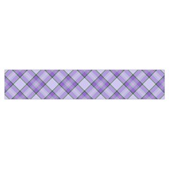 Purple Plaid Tartan 2 Diagonal Women s Crop Top Pleated Skater Rave Skirt from ArtsNow.com Waistband