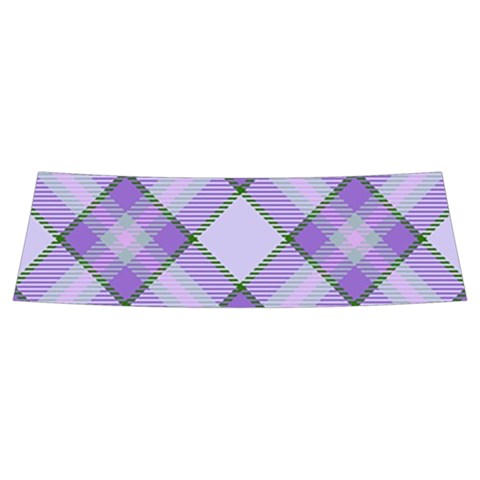 Purple Plaid Tartan 2 Diagonal Men s Side Zip Front Pouch Ski And Snowboard Bib Pants	 from ArtsNow.com Front Top