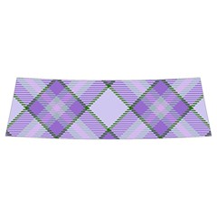 Purple Plaid Tartan 2 Diagonal Men s Side Zip Front Pouch Ski And Snowboard Bib Pants	 from ArtsNow.com Front Top