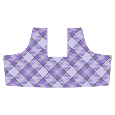 Purple Plaid Tartan 2 Diagonal Men s Side Zip Front Pouch Ski And Snowboard Bib Pants	 from ArtsNow.com Front