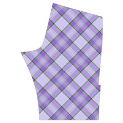 Purple Plaid Tartan 2 Diagonal Men s Side Zip Front Pouch Ski And Snowboard Bib Pants	 from ArtsNow.com Back Right