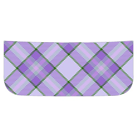 Purple Plaid Tartan 2 Diagonal Men s Side Zip Front Pouch Ski And Snowboard Bib Pants	 from ArtsNow.com Pocket Cover