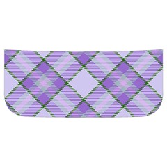 Purple Plaid Tartan 2 Diagonal Men s Side Zip Front Pouch Ski And Snowboard Bib Pants	 from ArtsNow.com Pocket Cover