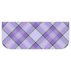 Purple Plaid Tartan 2 Diagonal Men s Side Zip Front Pouch Ski And Snowboard Bib Pants	 from ArtsNow.com Left Pocket Cover