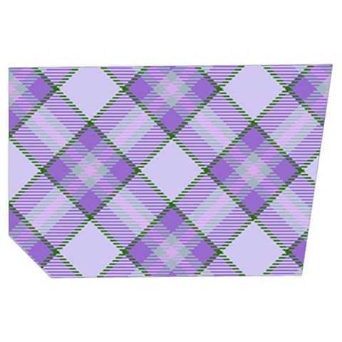 Purple Plaid Tartan 2 Diagonal Men s Side Zip Front Pouch Ski And Snowboard Bib Pants	 from ArtsNow.com Loop Right