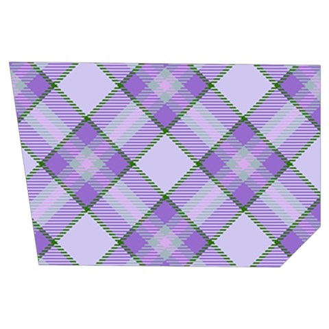 Purple Plaid Tartan 2 Diagonal Men s Side Zip Front Pouch Ski And Snowboard Bib Pants	 from ArtsNow.com Loop Left