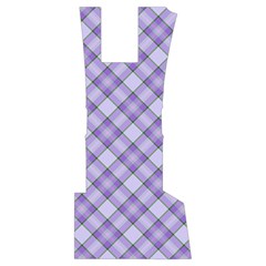 Purple Plaid Tartan 2 Diagonal Men s Side Zip Front Pouch Ski And Snowboard Bib Pants	 from ArtsNow.com Front Bottom Right