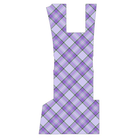 Purple Plaid Tartan 2 Diagonal Men s Side Zip Front Pouch Ski And Snowboard Bib Pants	 from ArtsNow.com Front Bottom Left