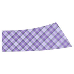 Purple Plaid Tartan 2 Diagonal Men s Side Zip Front Pouch Ski And Snowboard Bib Pants	 from ArtsNow.com Waistband Back Left