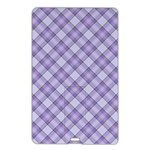 Purple Plaid Tartan 2 Diagonal Name Card Style USB Flash Drive