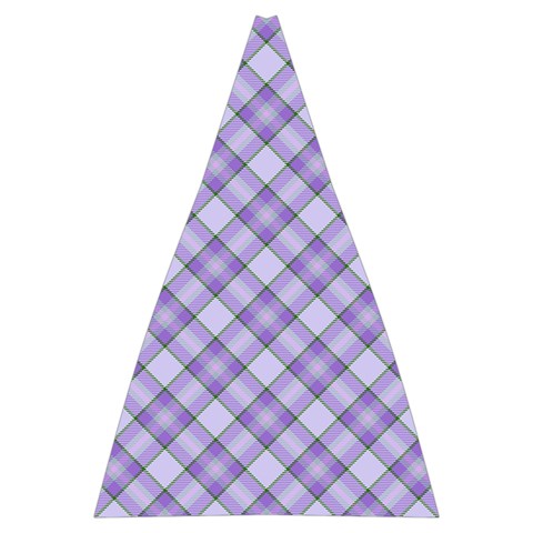 Purple Plaid Tartan 2 Diagonal Automatic Folding Umbrella with Case (Large) from ArtsNow.com 13.71 x19.92  Umbrella - 1