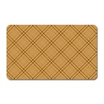 Autumn Fall Plaid Tartan 1 Diagonal Magnet (Rectangular)