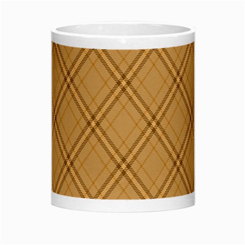 Autumn Fall Plaid Tartan 1 Diagonal Morph Mug from ArtsNow.com Center