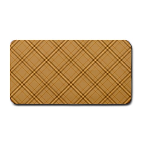 Autumn Fall Plaid Tartan 1 Diagonal Medium Bar Mat from ArtsNow.com 16 x8.5  Bar Mat