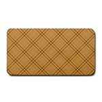 Autumn Fall Plaid Tartan 1 Diagonal Medium Bar Mat