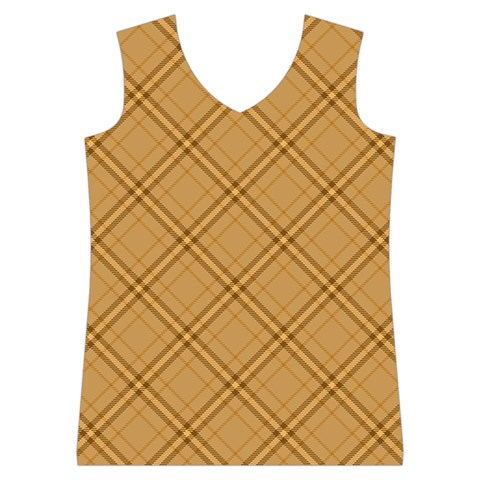 Autumn Fall Plaid Tartan 1 Diagonal Women s Basketball Tank Top from ArtsNow.com Front