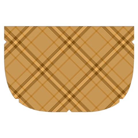 Autumn Fall Plaid Tartan 1 Diagonal Make Up Case (Small) from ArtsNow.com Side Right