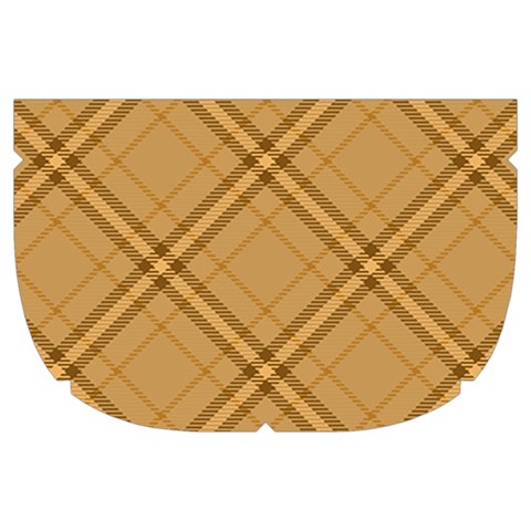 Autumn Fall Plaid Tartan 1 Diagonal Make Up Case (Large) from ArtsNow.com Side Right