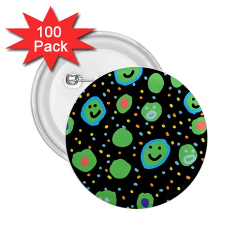 Doodle Dot Drawing 2.25  Buttons (100 pack)  from ArtsNow.com Front