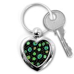 Doodle Dot Drawing Key Chain (Heart)